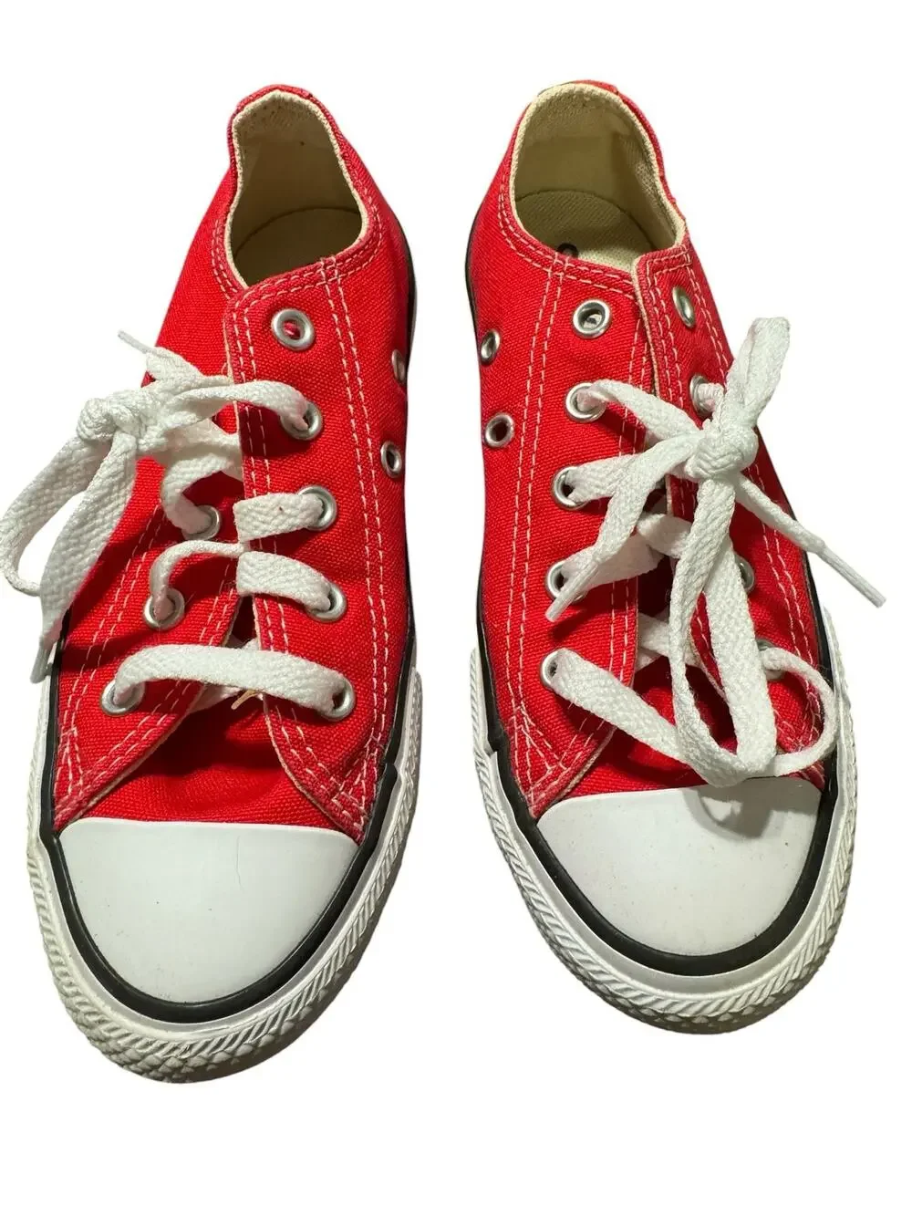 Converse Red Youth Tennis Shoe Size 13